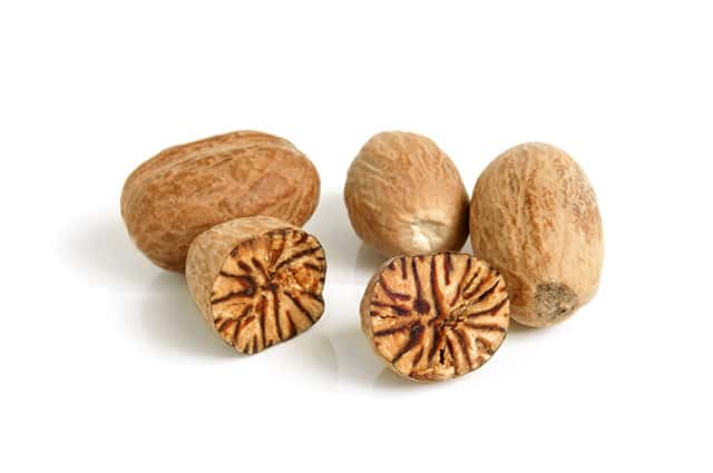Nutmeg without shell